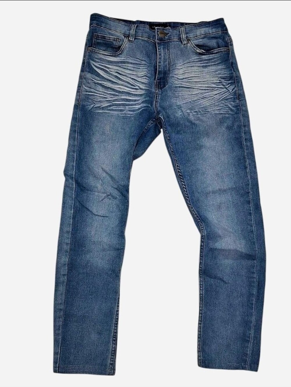 N-Amsterdam Light Wash Skinny Straight Jeans Size 30 Stretch Unisex NYC
